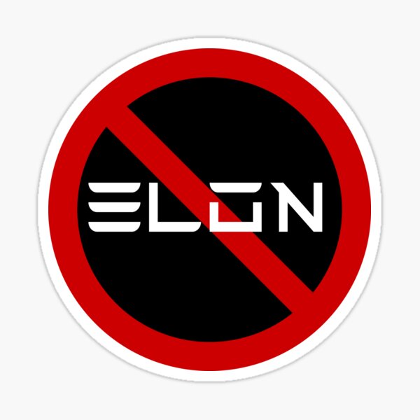 Artikel-Vorschau von NEIN ELON! Runder Anti-Elon-Musk-Aufkleber für Tesla-Besitzer!  , designt und verkauft von BrightNook.
