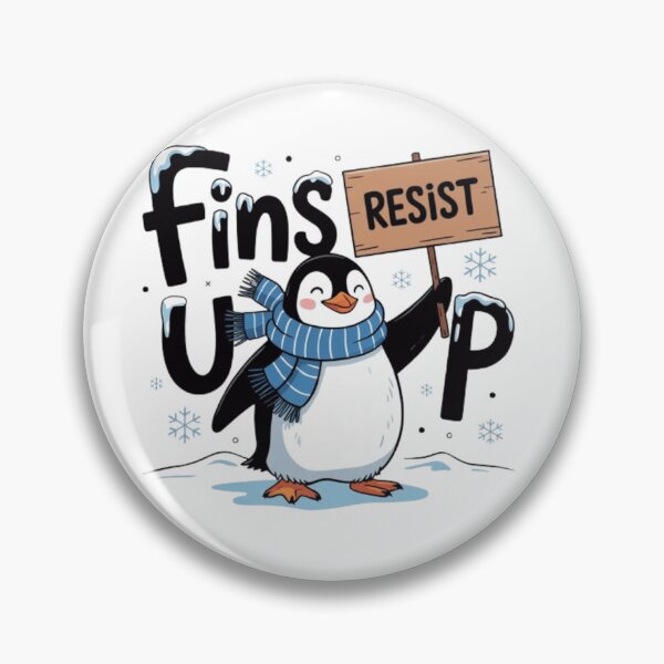 Item preview, Anti tariffs resist penguins designed and sold by mattDes.