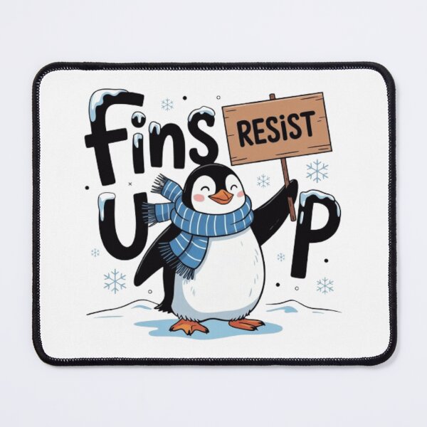 Item preview, Anti tariffs resist penguins designed and sold by mattDes.