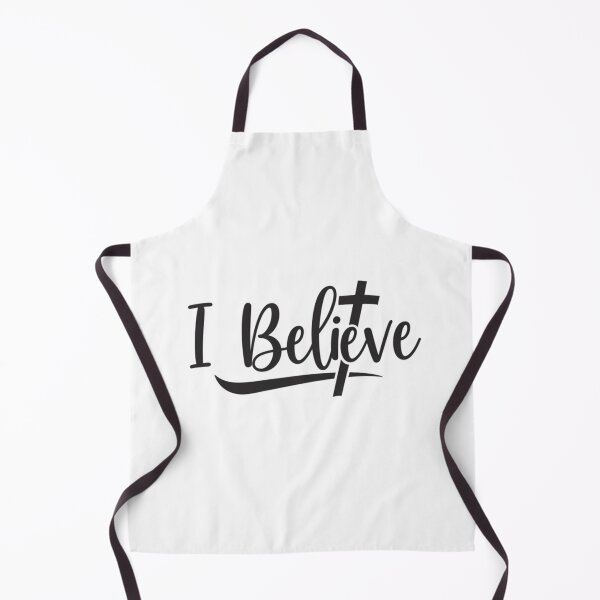 Item preview,  I Believe Simple Script with Subtle Cross designed and sold by Faithloveshop.