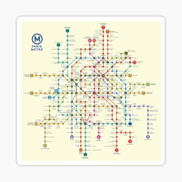 Item preview, Paris Metro Map • Light designed and sold by abbazabba.