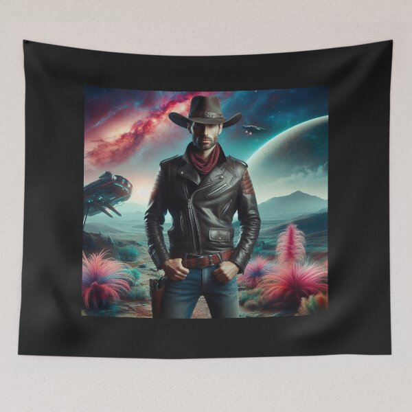 Item preview, Space Cowboy  designed and sold by Kezzie Prints.