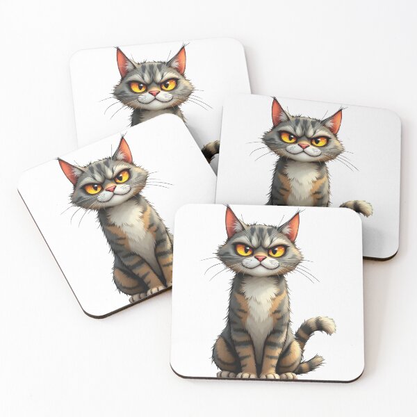 Item preview, Mad cat expecting something from the people that he lives with designed and sold by Quantum Ink Designs.