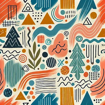 Artwork thumbnail, Abstract Colorful Pattern by MySignatureItems