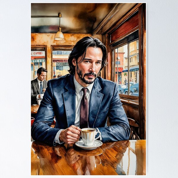 Artikel-Vorschau von Kaffee mit Keanu, designt und verkauft von Ray's Photos & Art.