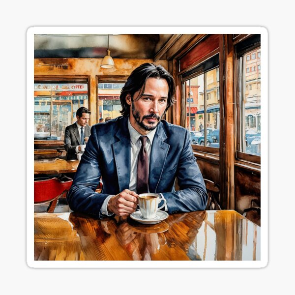 Artikel-Vorschau von Kaffee mit Keanu, designt und verkauft von Ray's Photos & Art.