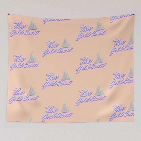Item preview, Gold Coast Australia Nautical Sunset designed and sold by Stickers by @molllyclare.