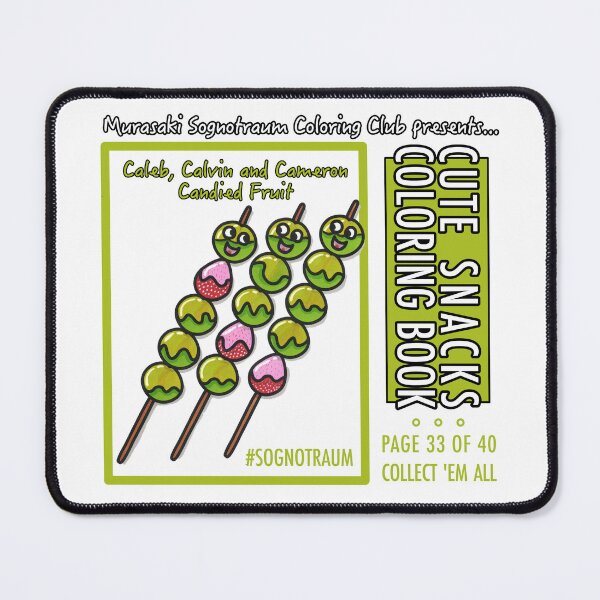 Item preview, Murasaki Sognotraum Coloring Club - Cute Snacks Coloring Book Page 33 designed and sold by GetContented.