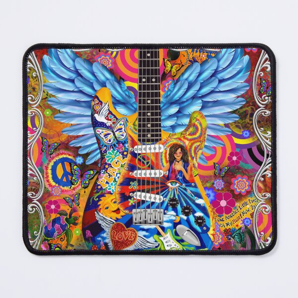 Artikelvorschau, Freiheit Rock Gitarre Hippie Kunst Frieden Liebe von Juleez entworfen und verkauft von Juleez.