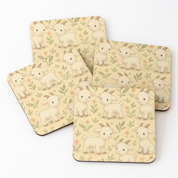 Item preview, Cute Goat Kid Pattern designed and sold by MySignatureItems.
