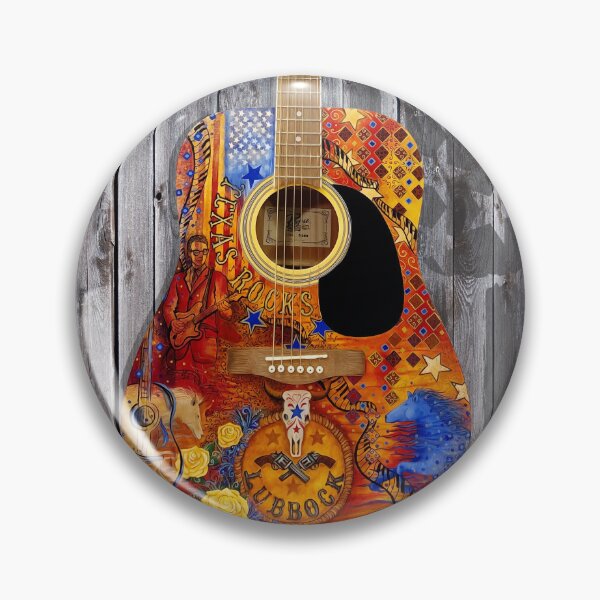 Item preview, Texas Rocks Guitar Art Tribute Lubbock designed and sold by Juleez.