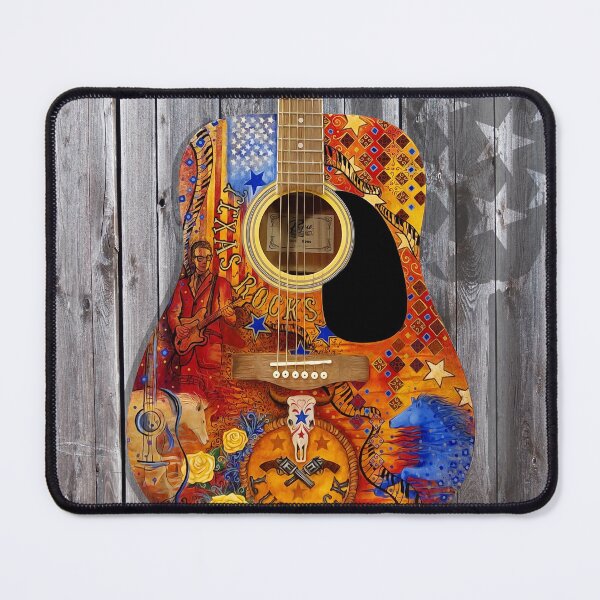 Item preview, Texas Rocks Guitar Art Tribute Lubbock designed and sold by Juleez.