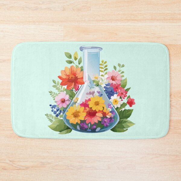Item preview, Chemistry beaker with flowers designed and sold by Modern-Phantom.