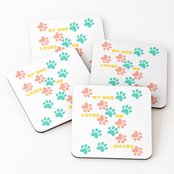 Item preview, My Dog Loves Me ...Maybe designed and sold by DogLoverTeeShop.
