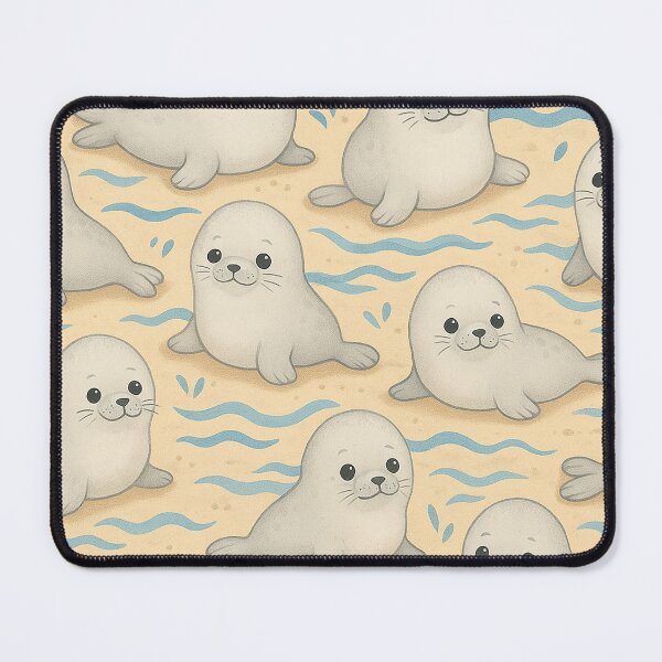 Item preview, Seal Pup Beach Pattern designed and sold by MySignatureItems.