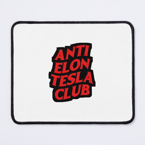 Item preview, Anti Elon Tesla Club red designed and sold by BrightNook.