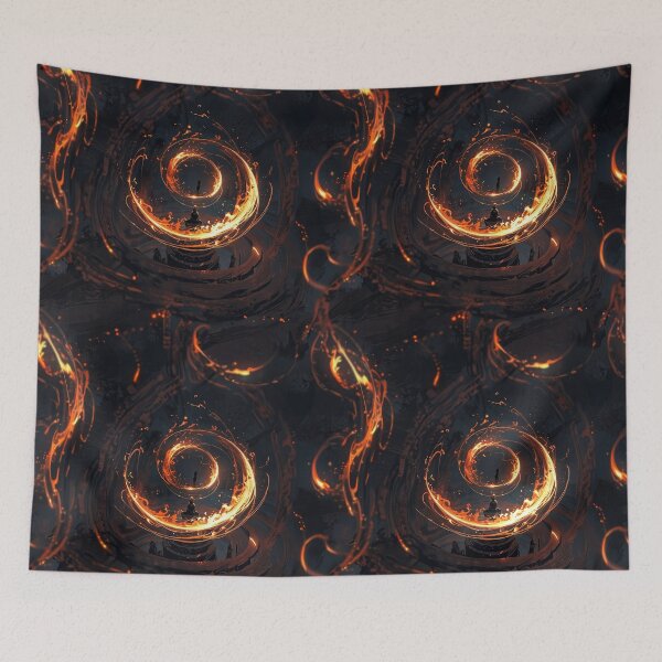 Item preview, Surreal Fire Swirls designed and sold by CoolPixels.