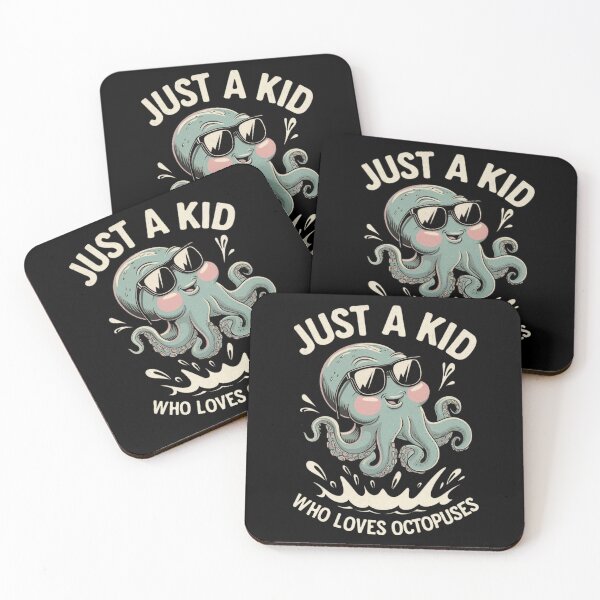 Item preview, Just a Kid Who Love Octopuse designed and sold by Tee Studio.