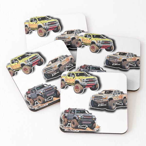 Item preview, Nice 4x4 PICKUP sticker, OFF-ROAD, gift for yourself, retro 80s comic style #3. designed and sold by UrbanTRIP.
