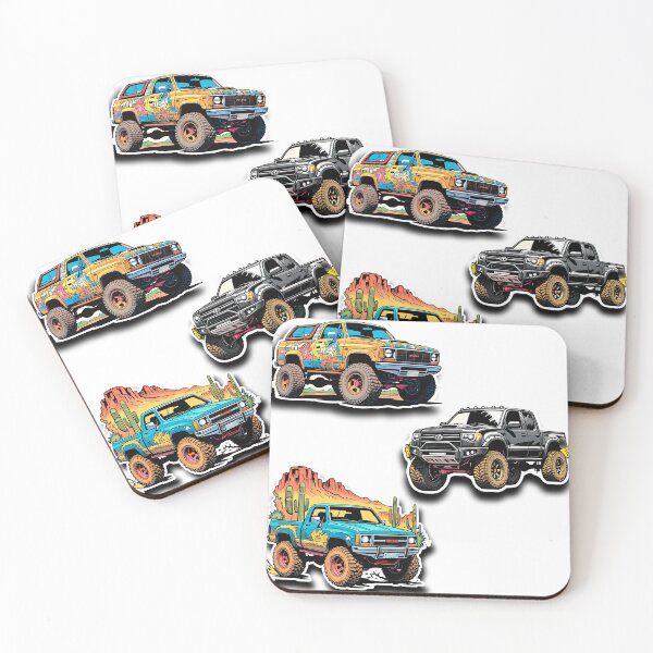 Item preview, Nice 4x4 PICKUP sticker, OFF-ROAD, gift for yourself, retro 80s comic style #2 designed and sold by UrbanTRIP.