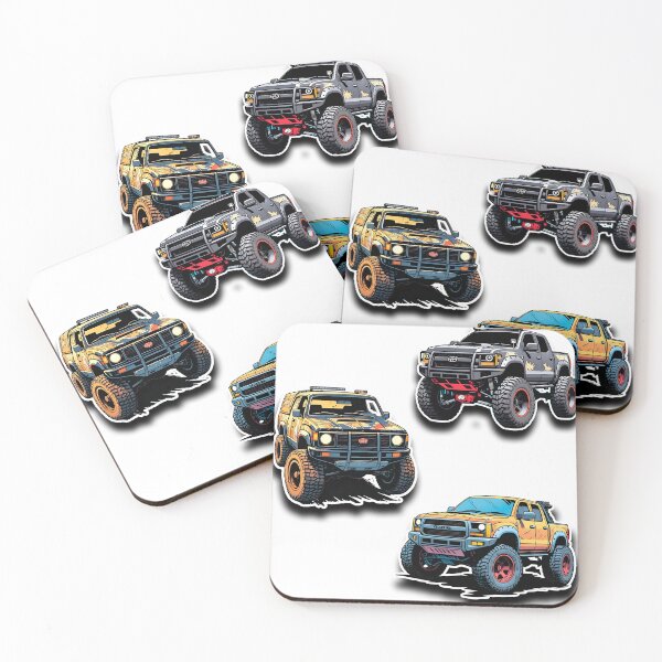 Item preview, Nice 4x4 PICKUP sticker, OFF-ROAD, gift for yourself, retro 80s comic style. designed and sold by UrbanTRIP.