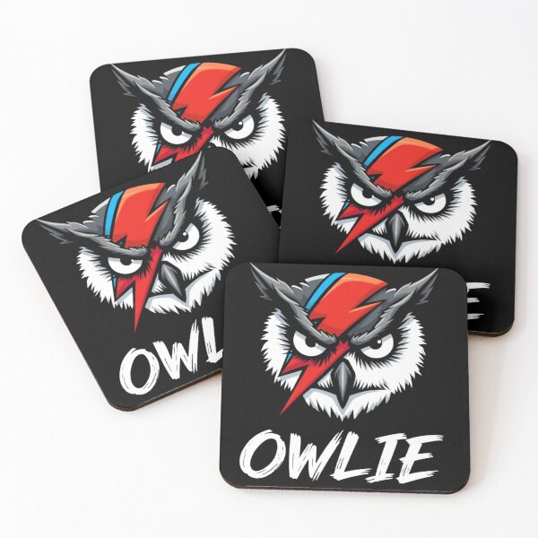 Item preview, Retro Pop Art Owl with Lightning Bolt – "Owlie" Design designed and sold by haitrieuic96.