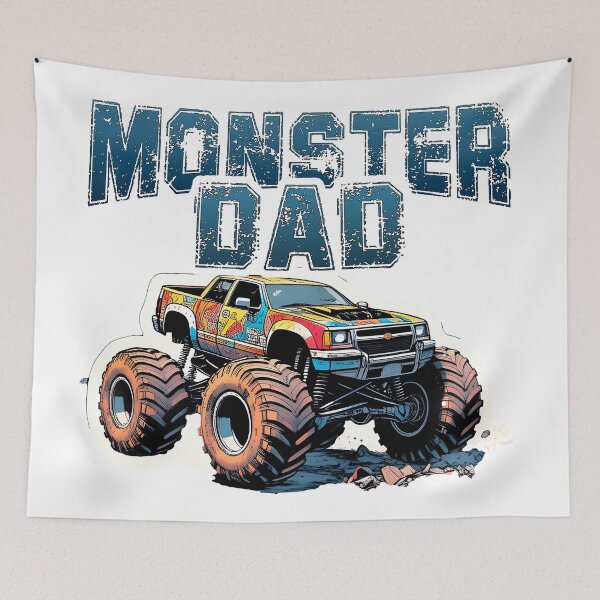 Item preview, Monster Truck Sticker for Dad, Cute 80s Comic Book Design, Great Gift for Boyfriend or Girlfriend. #2 designed and sold by UrbanTRIP.
