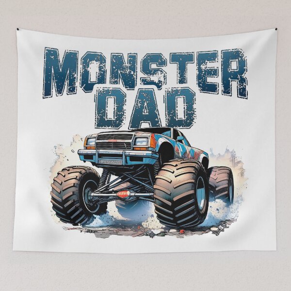 Item preview, Monster Truck Sticker for Dad, Cute 80s Comic Book Design, Great Gift for Boyfriend or Girlfriend. designed and sold by UrbanTRIP.