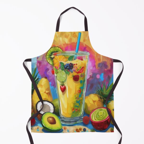 Item preview, "Tropical Bliss: Vibrant Fruit Smoothie Delight" designed and sold by Artisticanvas.