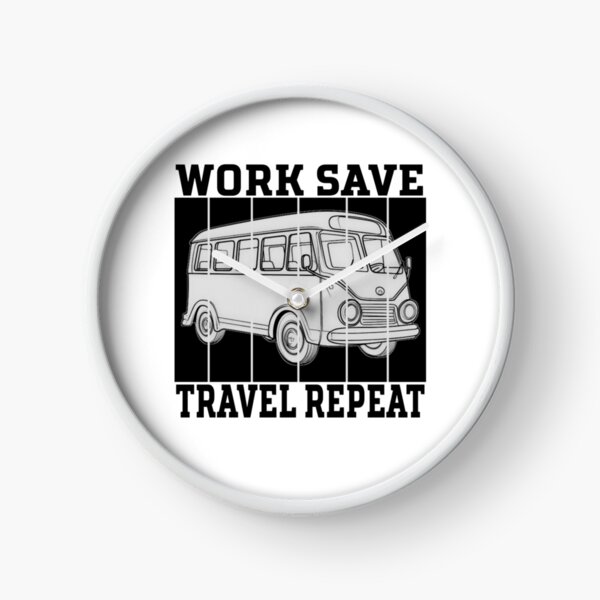 Item preview, Work Save Travel Repeat designed and sold by AbdoAbde.