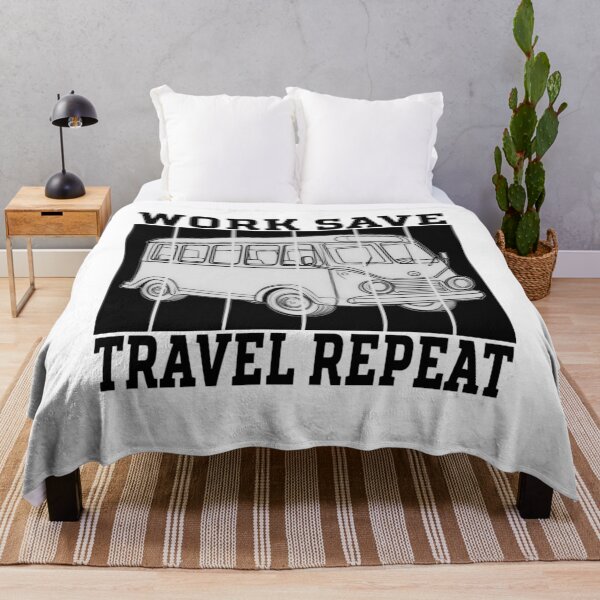 Item preview, Work Save Travel Repeat designed and sold by AbdoAbde.