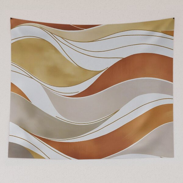 Item preview, Desert Dunes – Minimalist Abstract Pattern designed and sold by Dino-Lune.