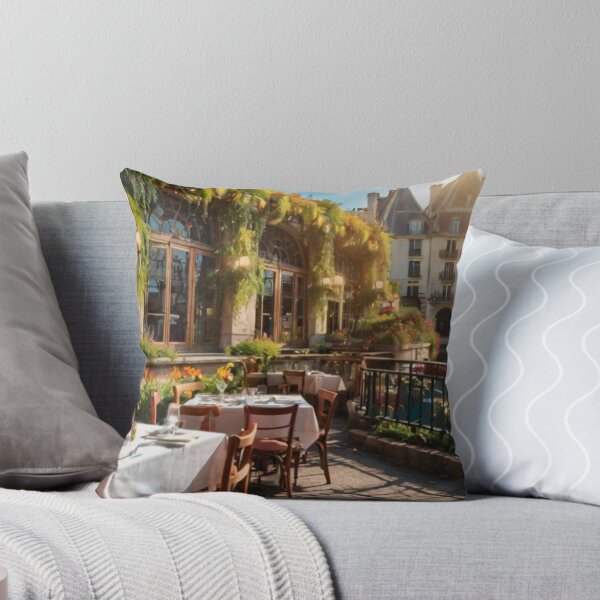Item preview, Enchanted Parisian Restaurant by the Blooming Canal designed and sold by BlareBlare.