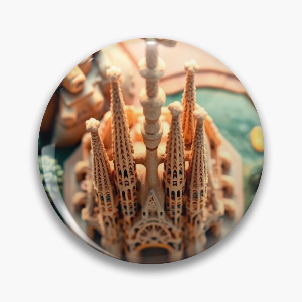 Item preview, SPAIN sticker poster with miniature design. designed and sold by UrbanTRIP.