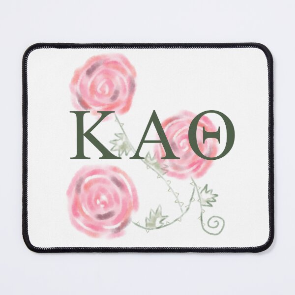 Item preview, KAΘ Floral Letters – Watercolor Rose Sorority Design designed and sold by summer-loving.