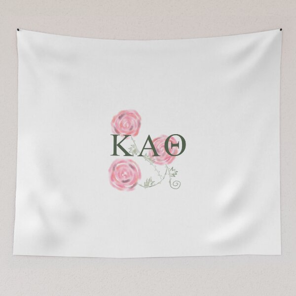 Item preview, KAΘ Floral Letters – Watercolor Rose Sorority Design designed and sold by summer-loving.
