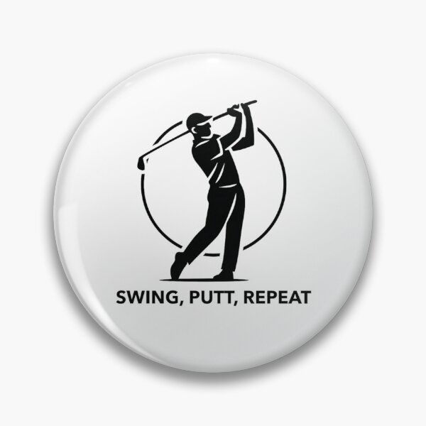 Item preview, SWING, PUTT, REPEAT designed and sold by GossApparel.