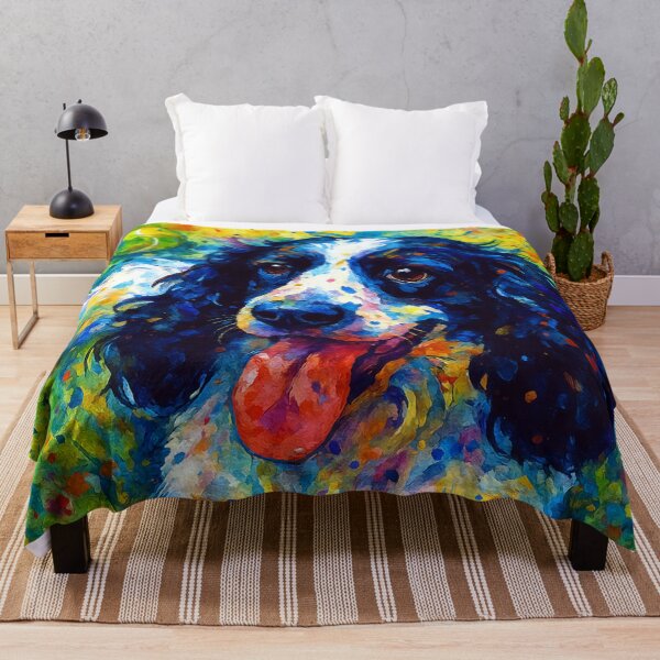 Item preview, Joyful Day With a Spaniel designed and sold by ChrisButler.