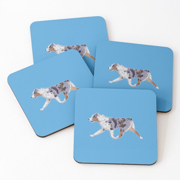 Item preview, Australian Shepherd - Blue Merle Brown Eyes designed and sold by harmopiavu.