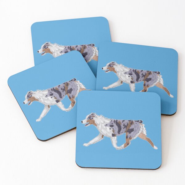 Item preview, Australian Shepherd - Blue Merle Blue Eyes designed and sold by harmopiavu.