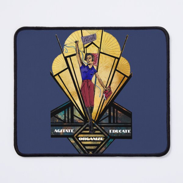 Item preview, Art Deco Resistance Agitate Educated Organize designed and sold by Seamic-Views.