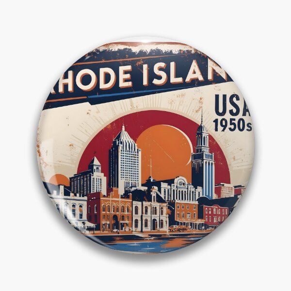 Item preview, Rhode Island 1950s USA Vintage Retro Tourism designed and sold by TravelersGems.