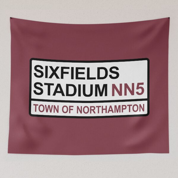 Item preview, Northampton Town Sixfields Stadium Iconic Street Sign designed and sold by DelfDesign.