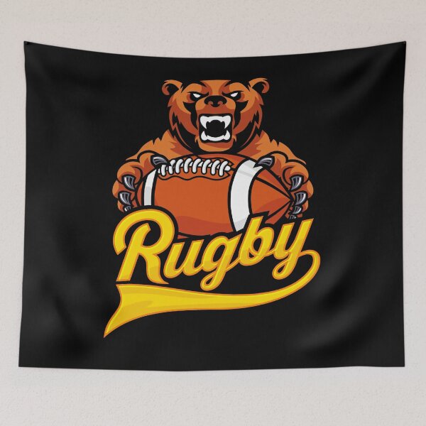 Item preview, Rugby Forever - Fierce Bear Design designed and sold by GabrieSketcham.