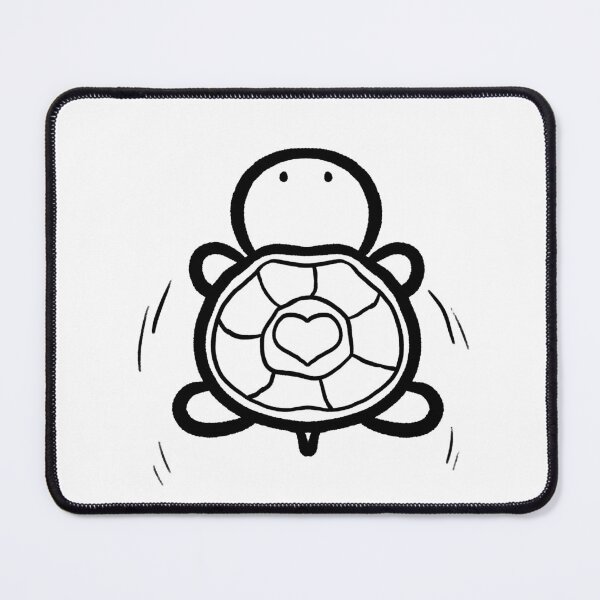 Item preview, Cartoon turtle swimming bold outline illustration designed and sold by CuteLemon00.