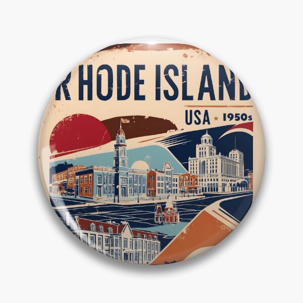 Item preview, Rhode Island 1950s USA Vintage Retro Tourism designed and sold by TravelersGems.