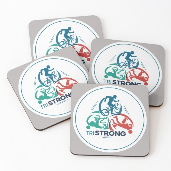 Item preview, TRI STRONG – Swim. Bike. Run. Repeat. designed and sold by Triathlongram.
