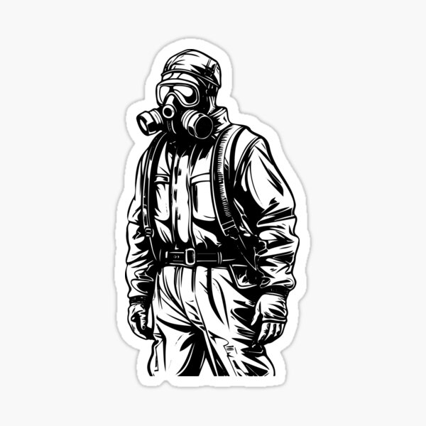 Artikel-Vorschau von Armee-Gasmaske, Biohazard, Nuklearvirus, Taktik, Hazmat-Anzug, designt und verkauft von inkoutninja.