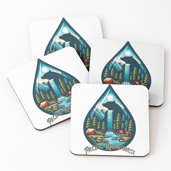 Item preview, Pacific Rain Forest | Scenic Nature | Camping | Animal Graphic | Pacific NW Gift | Pacific NW Gear Co designed and sold by PacificNWGearCo.