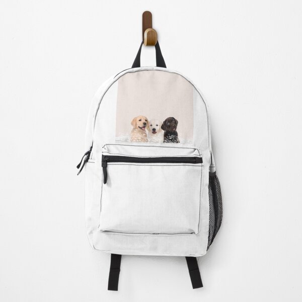 Item preview, Three Puppies in Bathtub Pink Print, Puppy Bathing, Animals in Bathtub Art by Synplus designed and sold by synplus.